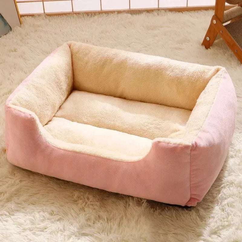 Ultra-Soft Plush Cat Bed