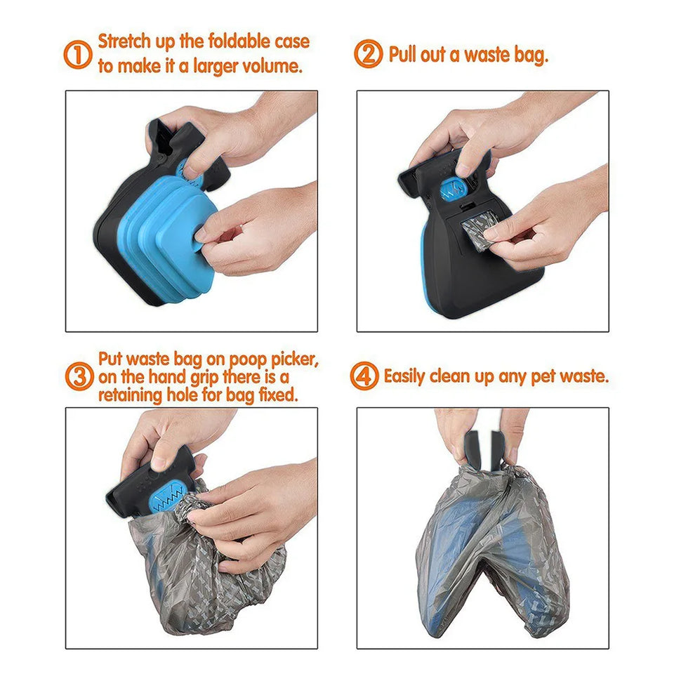 Dog Pet Travel Foldable Pooper 