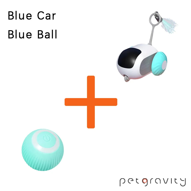 Automatic Gravity Car Toy for Cats