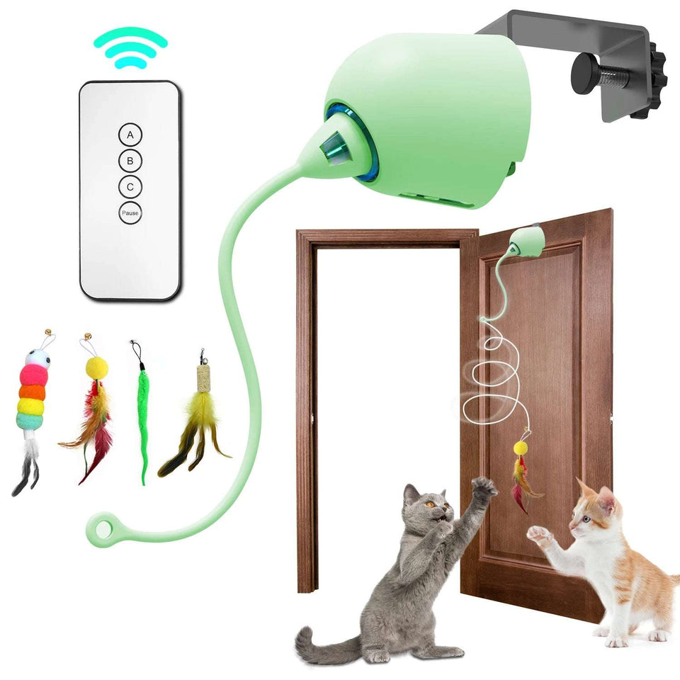 Automatic Interactive Cat feather Toy