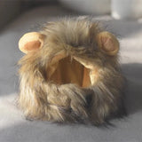 Lion Mane Cat Costume Wig - Adjustable, Soft & Festive for Halloween, Christmas & Parties