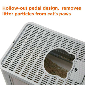 Odor-Controlling Covered Cat Litter Box