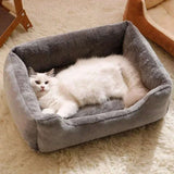 Ultra-Soft Plush Cat Bed