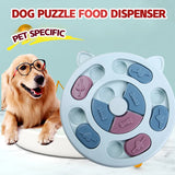 Interactive Puzzle Feeder Toy - Mental Stimulation & Slow Feeding for Dogs & Cats