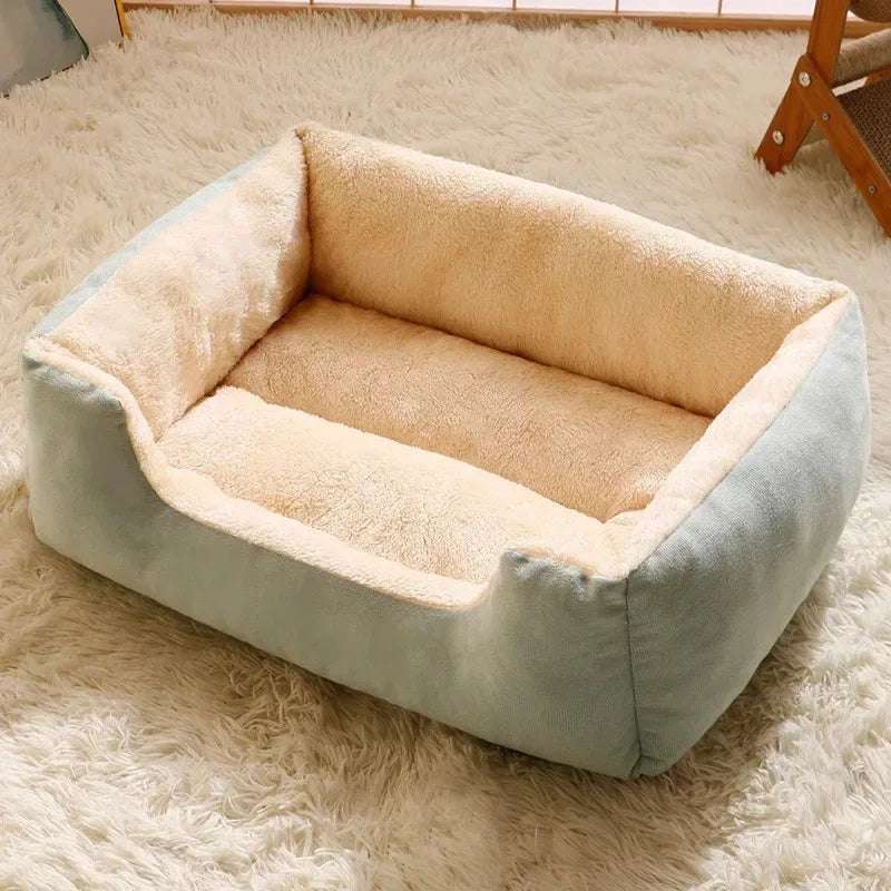 Ultra-Soft Plush Cat Bed