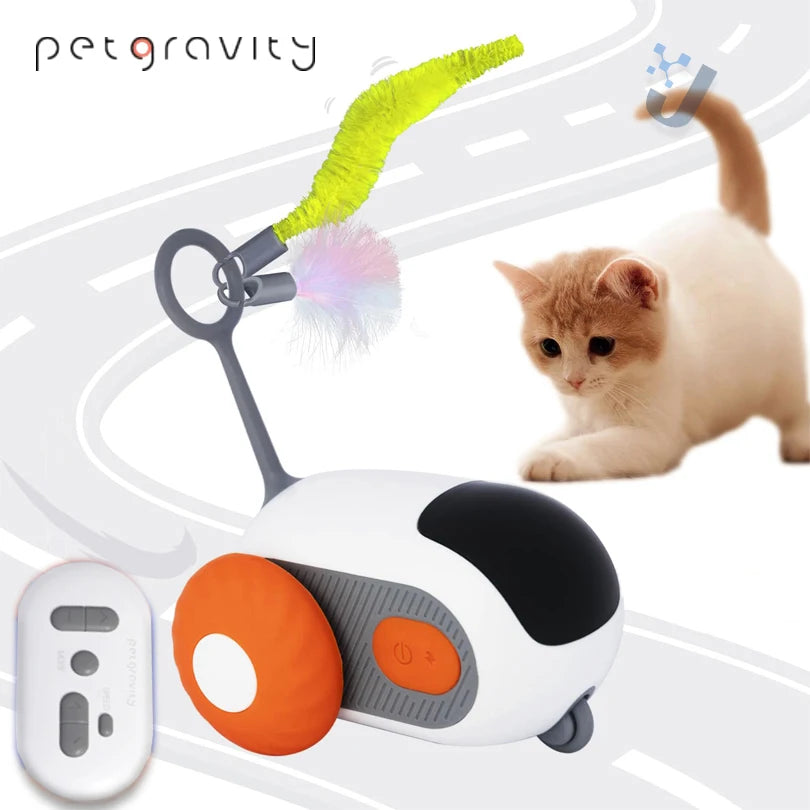 Automatic Gravity Car Toy for Cats