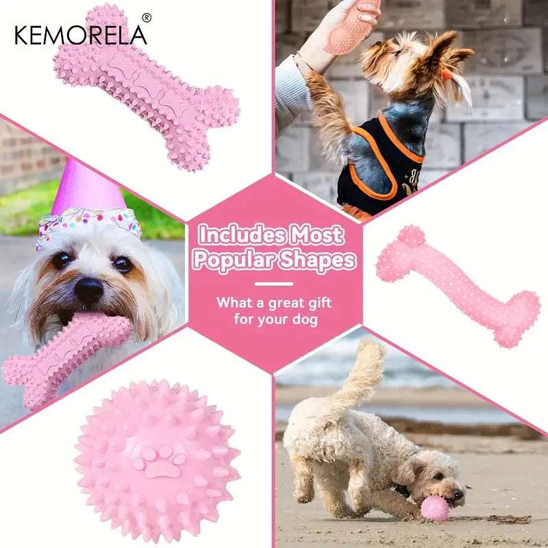 Interactive Dental Chew Toy Set for Dogs