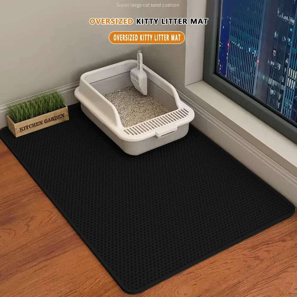 Double-Layer Cat Litter Mat