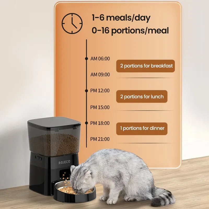 Smart WiFi Pet Feeder with App Control