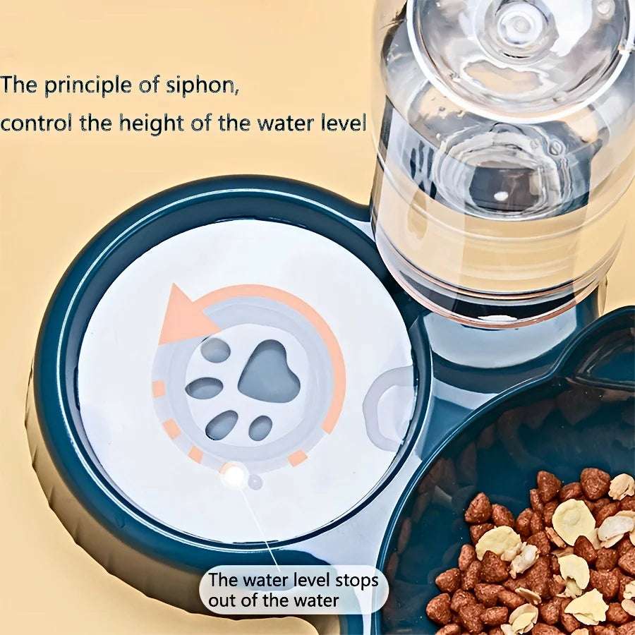 3-in-1 Automatic Cat Feeder & Water Dispenser