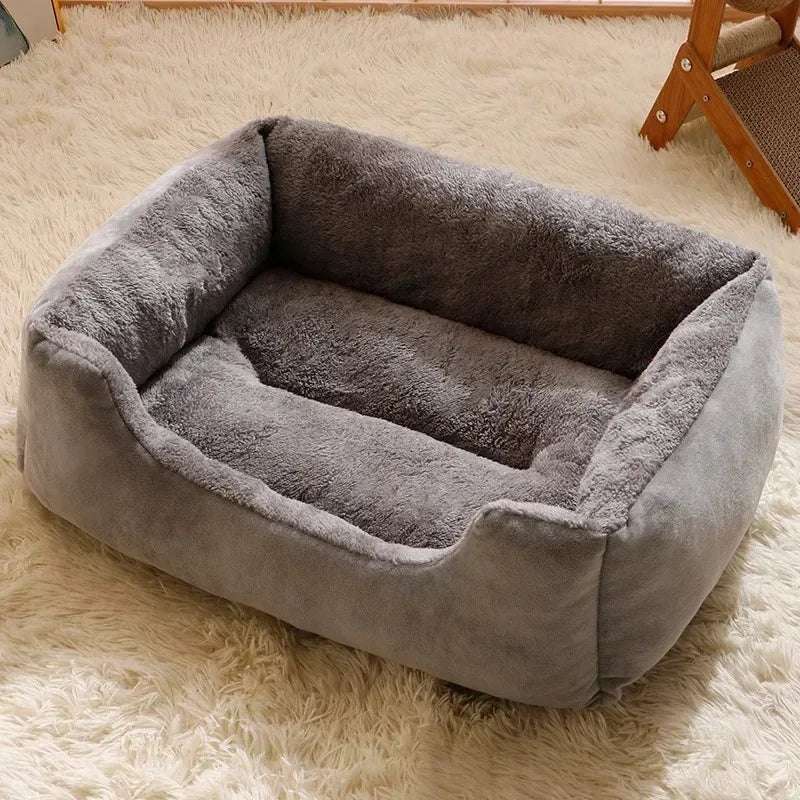 Ultra-Soft Plush Cat Bed