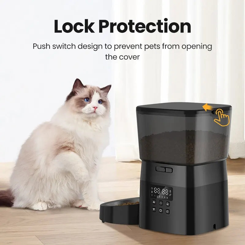 Smart WiFi Pet Feeder with App Control
