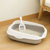 Semi-Closed Cat Litter Box