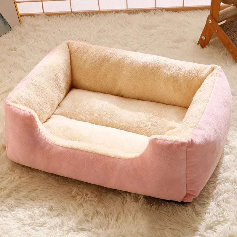 Ultra-Soft Plush Cat Bed