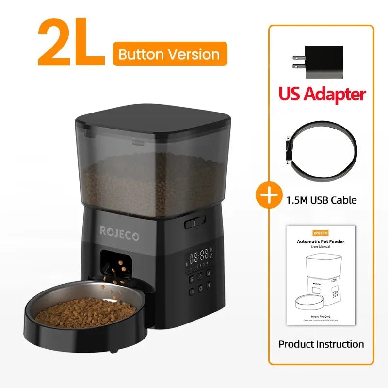 Smart WiFi Pet Feeder with App Control