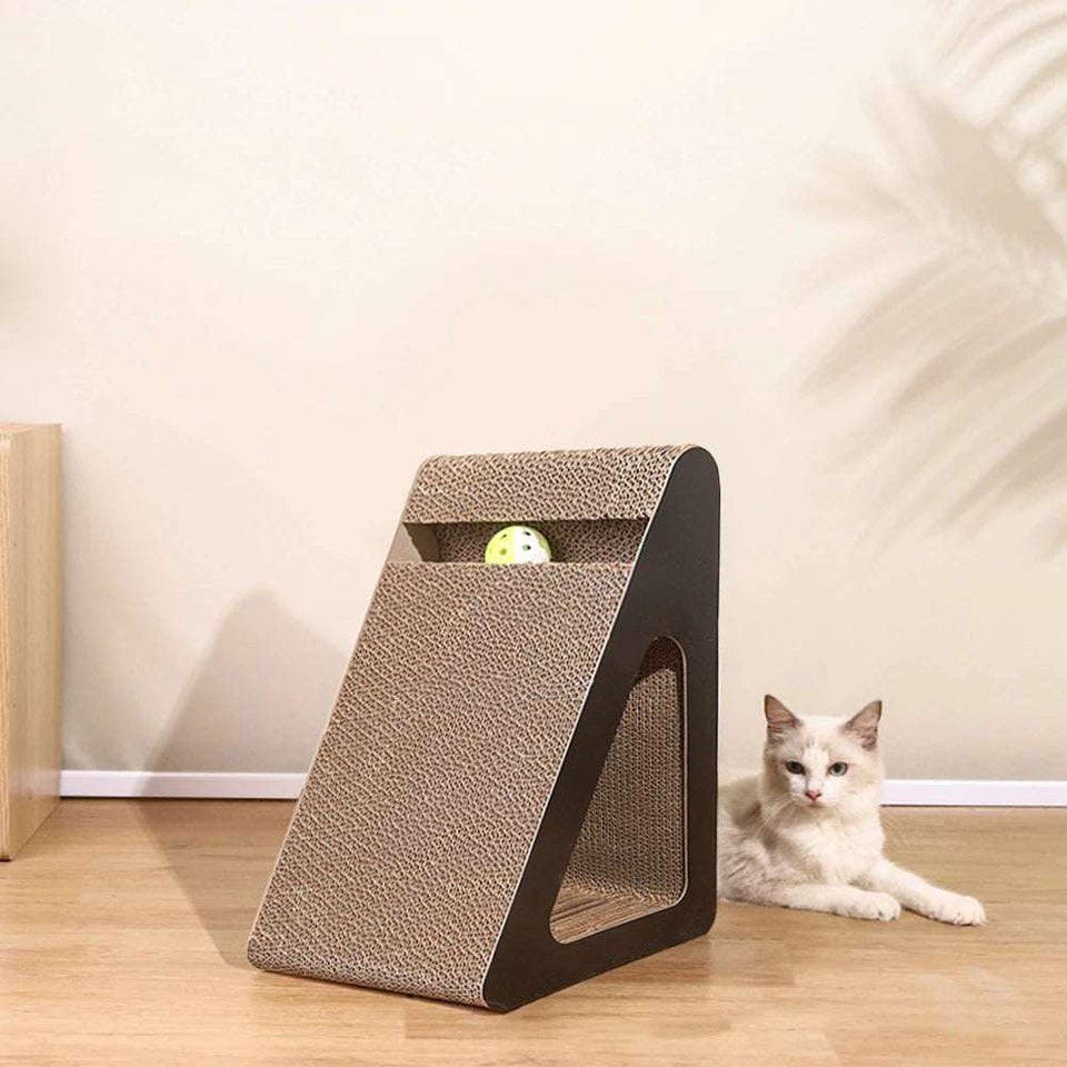 2 In 1 Cat Tree with Scratching Posts & Condos