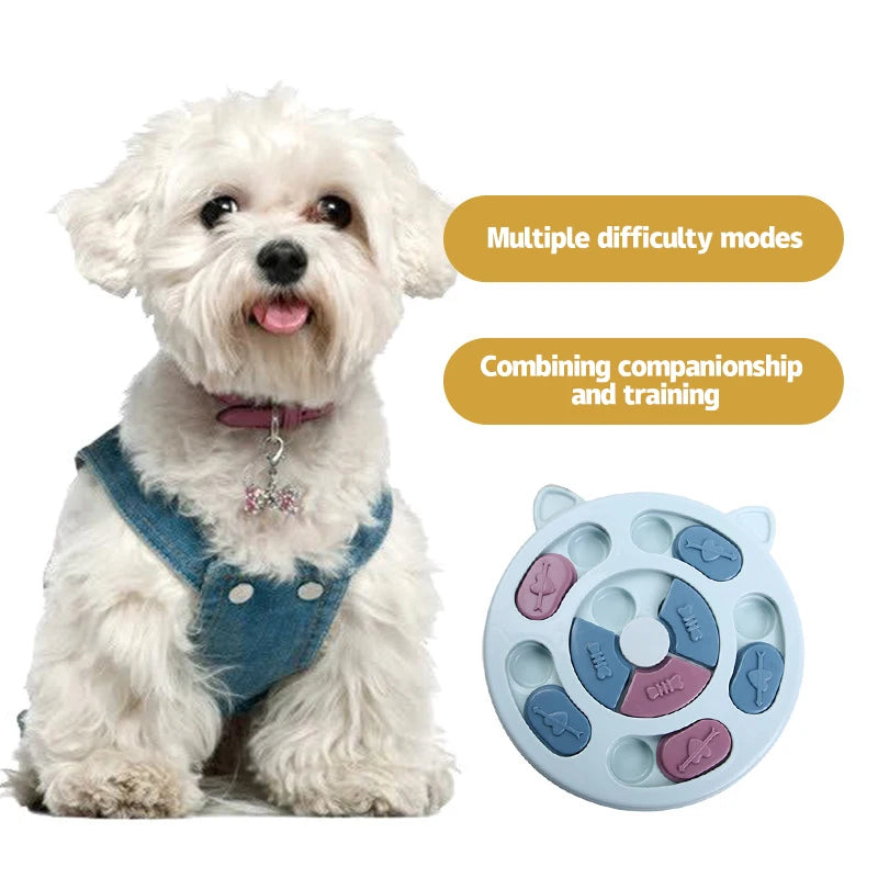 Interactive Puzzle Feeder Toy - Mental Stimulation & Slow Feeding for Dogs & Cats