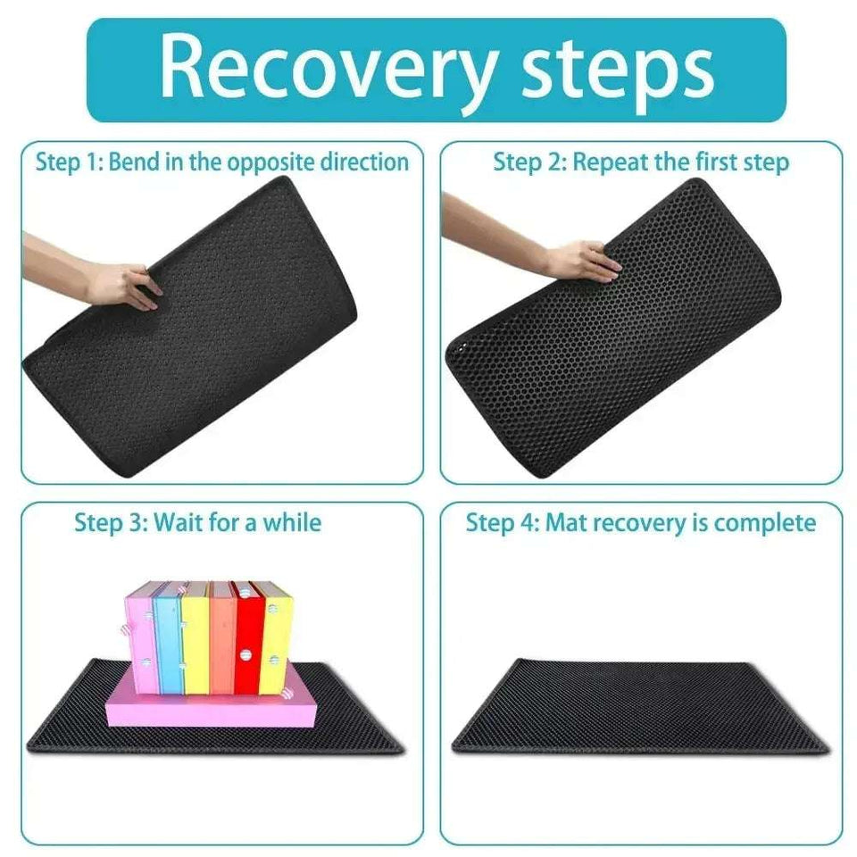 Double-Layer Cat Litter Mat