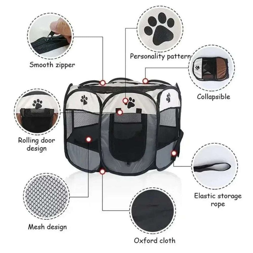 Portable Octagonal Pet Tent