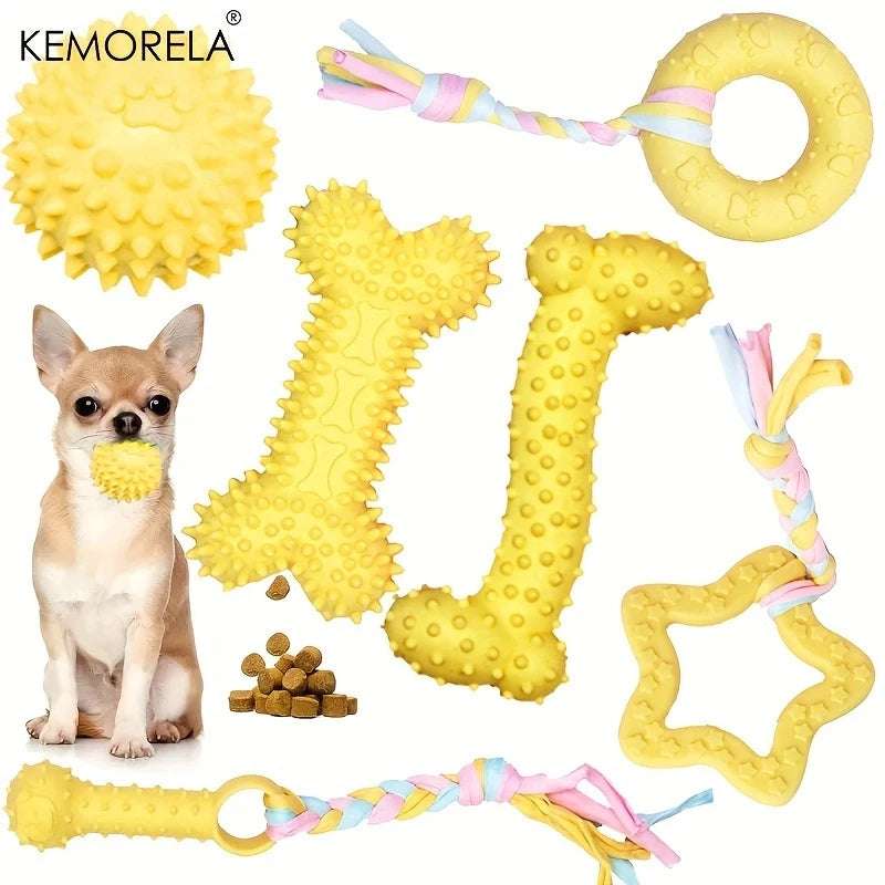 Interactive Dental Chew Toy Set for Dogs