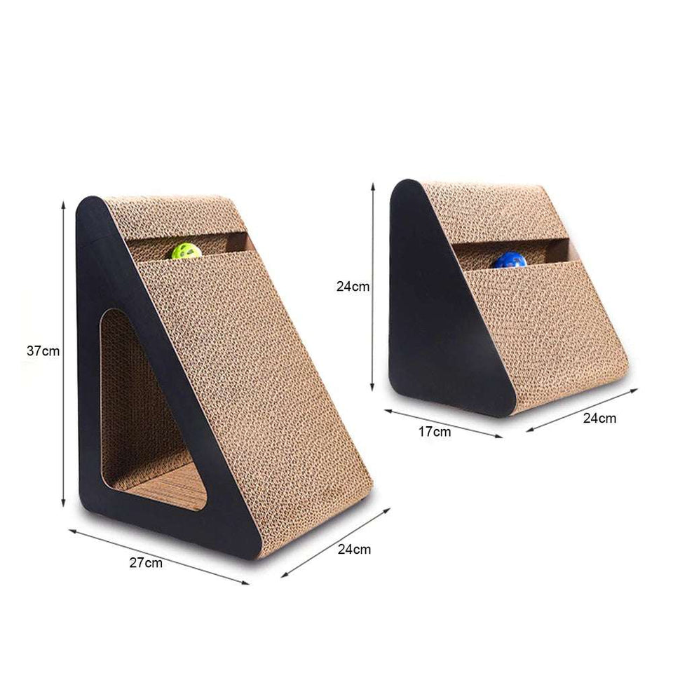 2 In 1 Cat Tree with Scratching Posts & Condos