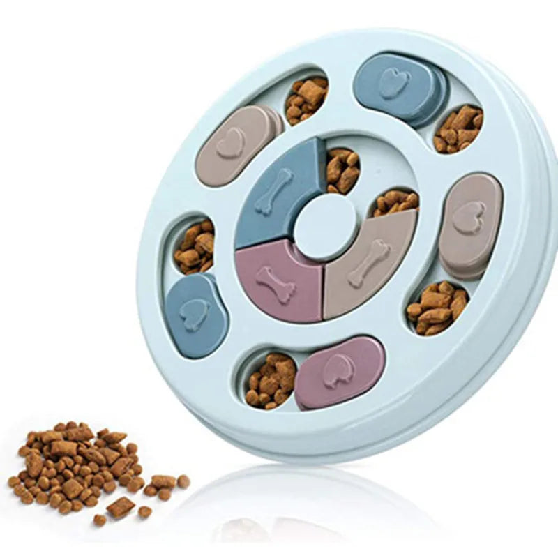 Interactive Puzzle Feeder Toy - Mental Stimulation & Slow Feeding for Dogs & Cats