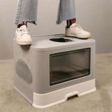 Odor-Controlling Covered Cat Litter Box