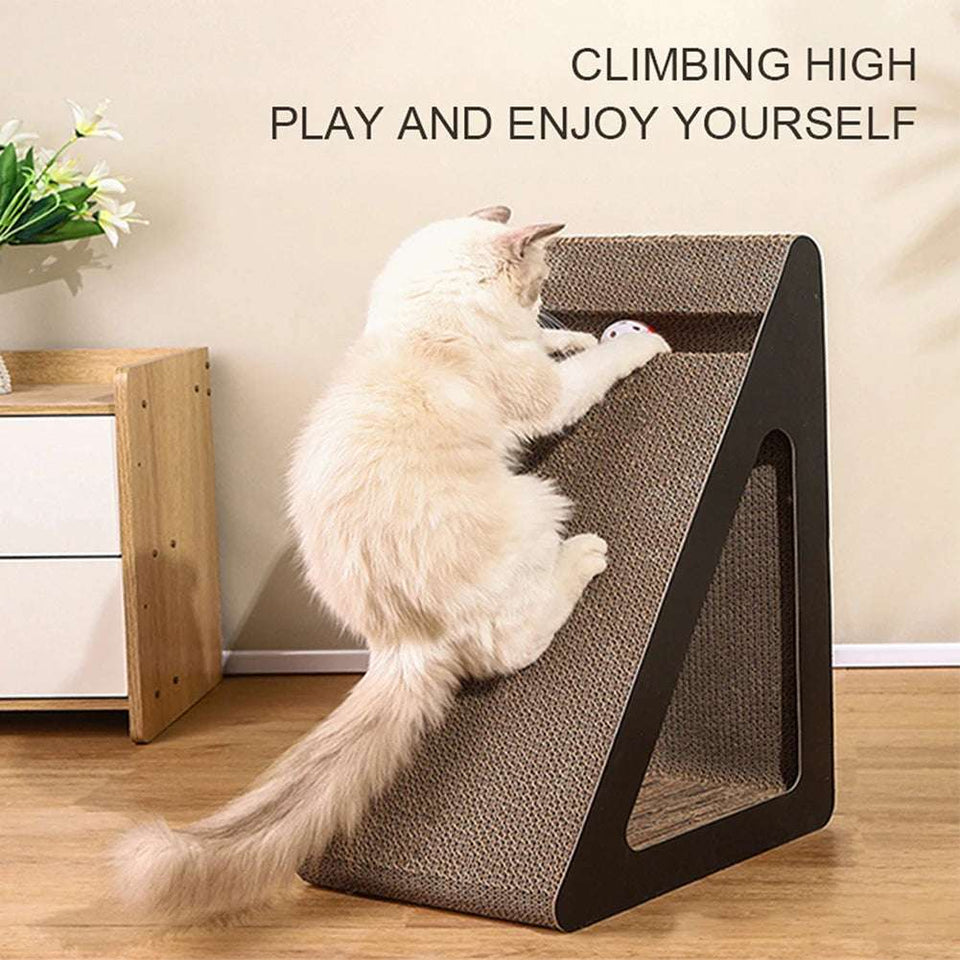 2 In 1 Cat Tree with Scratching Posts & Condos
