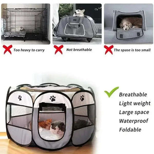 Portable Octagonal Pet Tent