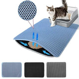 Double-Layer Cat Litter Mat