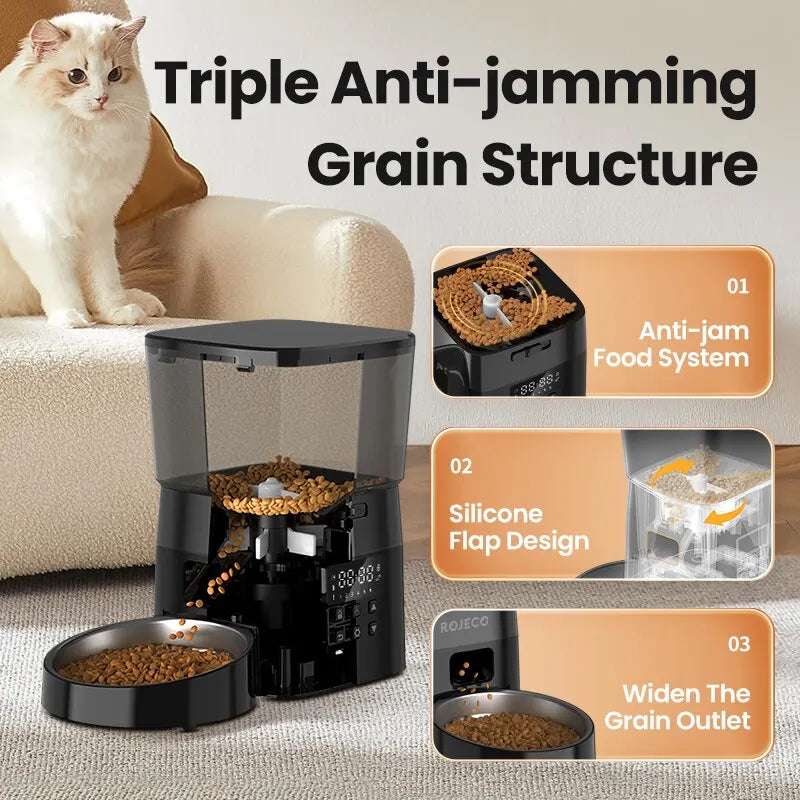 Smart WiFi Pet Feeder with App Control