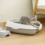 Semi-Closed Cat Litter Box