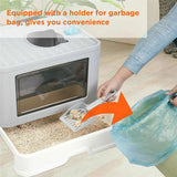 Odor-Controlling Covered Cat Litter Box