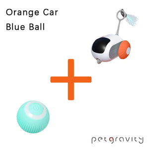 Automatic Gravity Car Toy for Cats