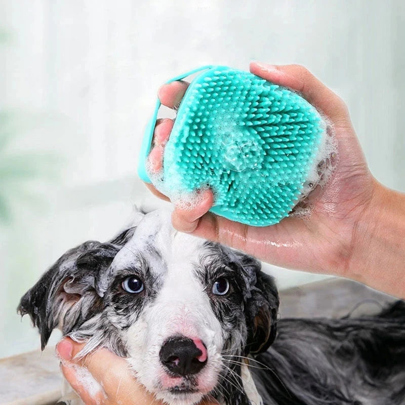 Shampoo Dispenser & Massage Brush