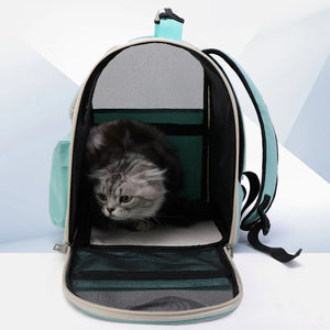 Cat Carrier Backpack - Spacious, Breathable & Comfortable for Travel