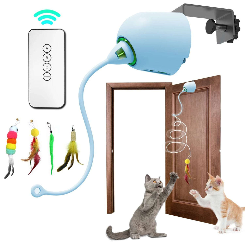 Automatic Interactive Cat feather Toy